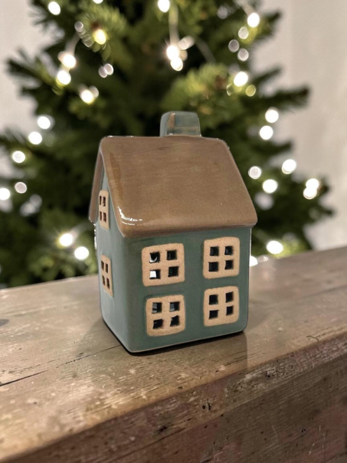 Green ceramic house