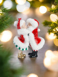 Kissing Mr and Mrs claus