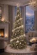 Floating Icicle Spiral Tree Lights