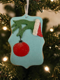 Grinch hand cookie ornament