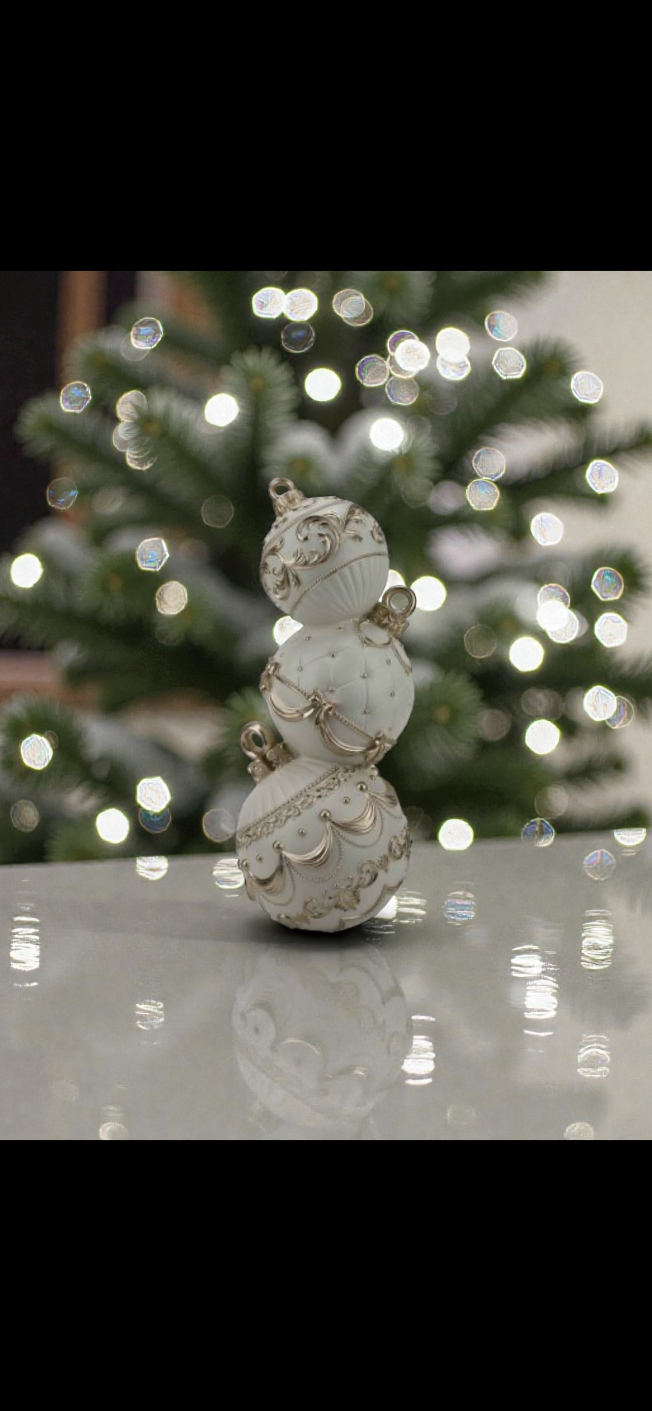 Champagne Ivory Ball Stack