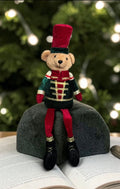 Traditional Christmas teddy