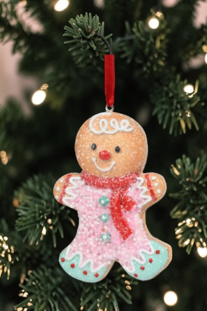 Gingerbread cookie ornament