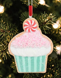 Cupcake cookie tree ornament