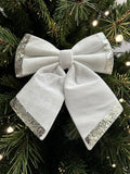 Large white bow
