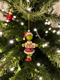 Grinch hanging Ornament 2D