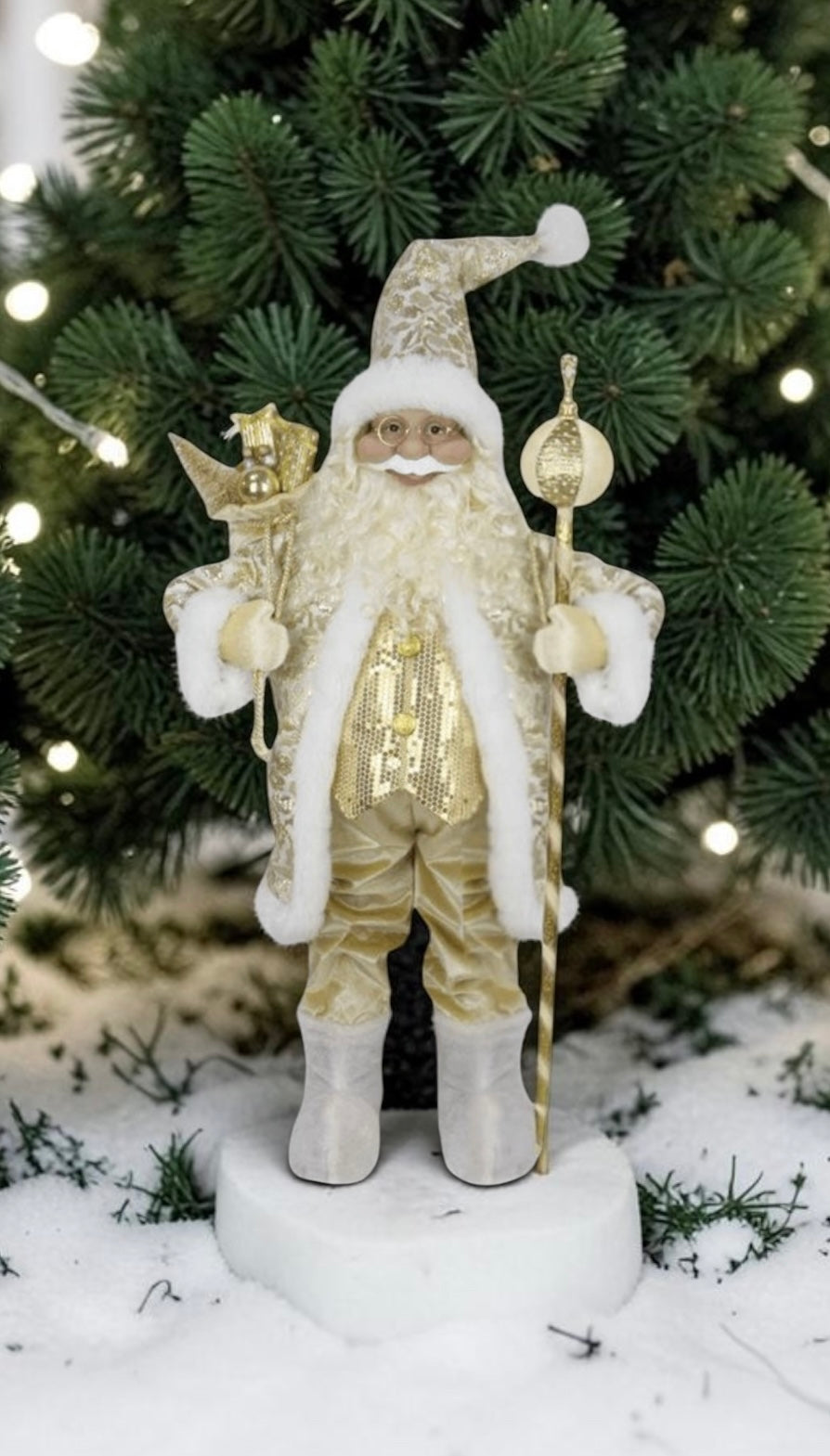 Gold Santa