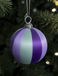 Stripped Satin Bauble