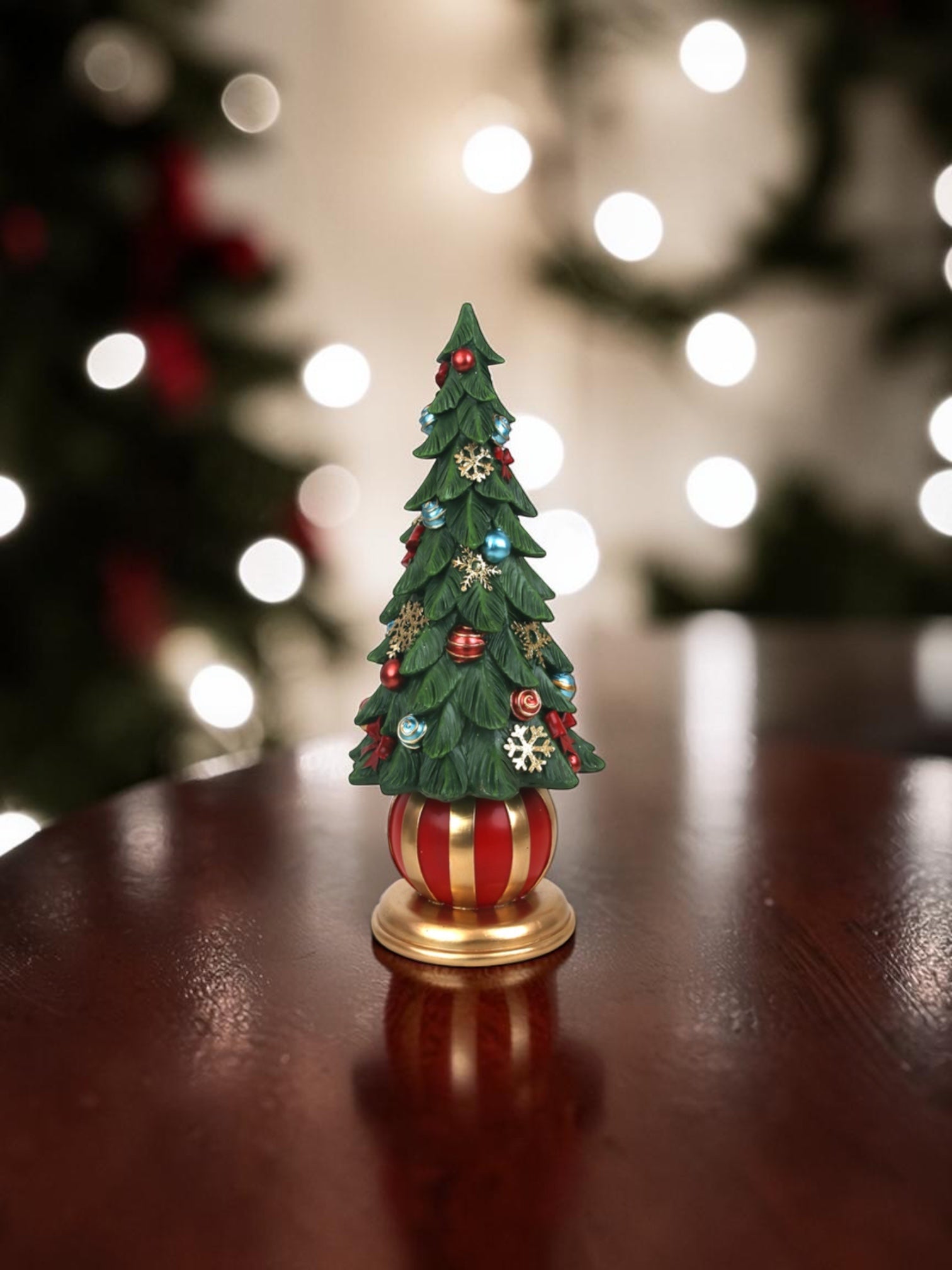 Whimsical Bauble Tree Figurine