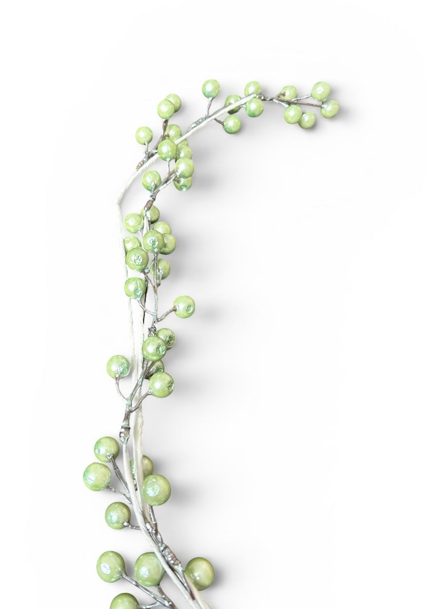 Light green berry garland