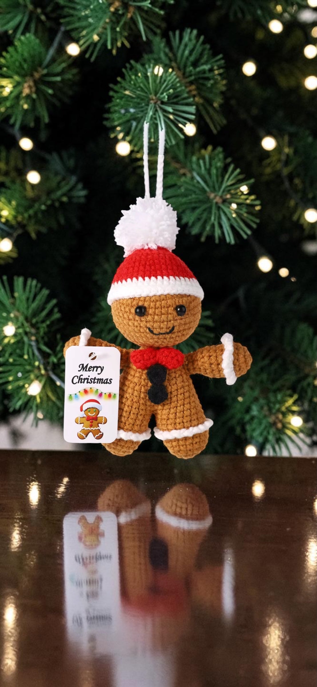 Crochet gingerbread man