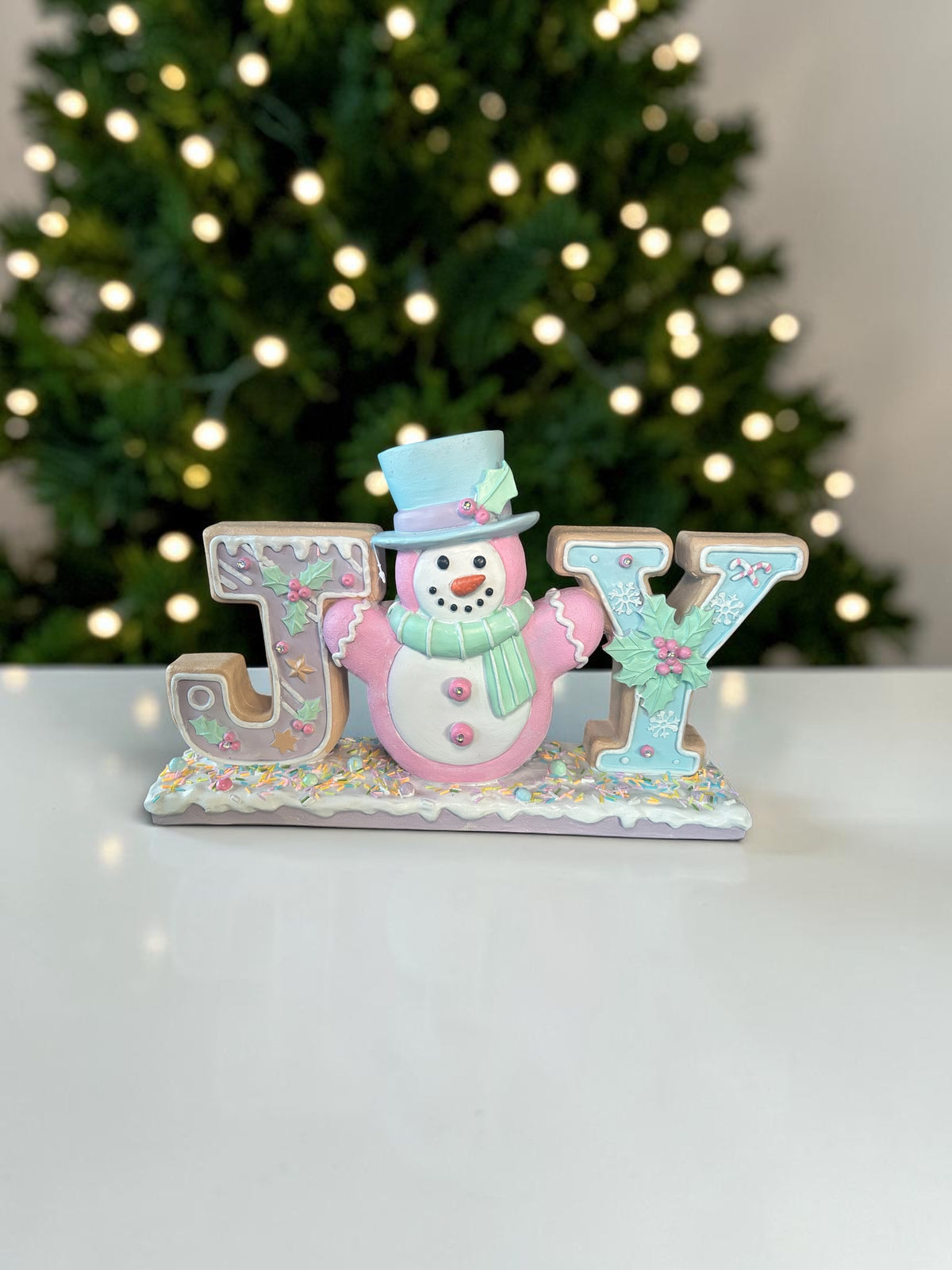 LED Pastel Joy sign